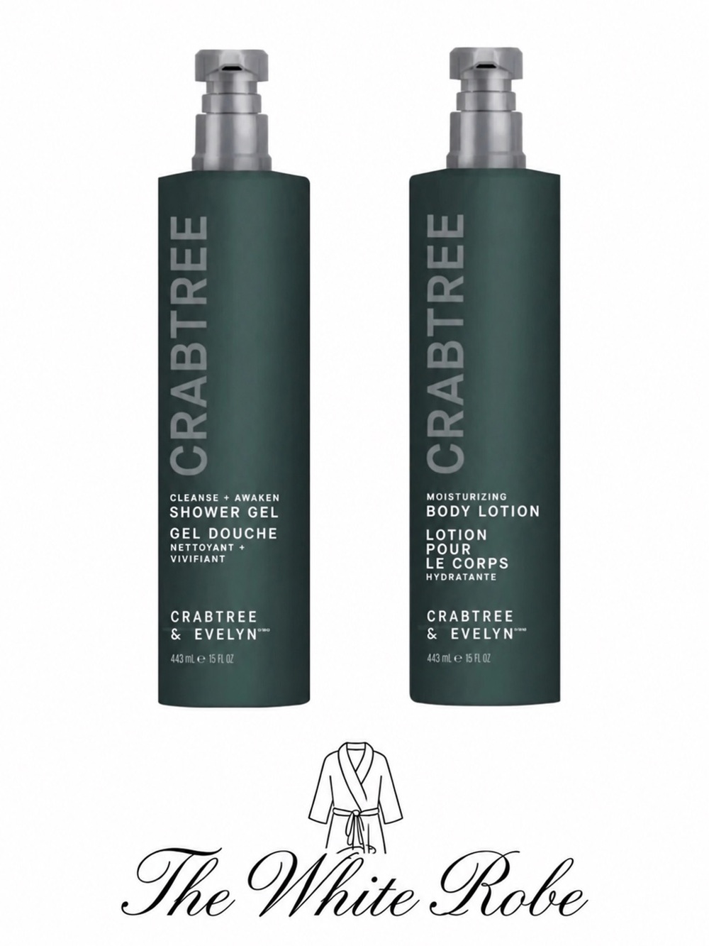 LOTION & SHOWER GEL CRABTREE & EVELYN🍃 443 ml/15 fl.oz